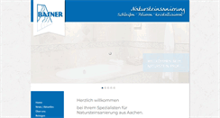 Desktop Screenshot of natursteinsanierung-aachen.de